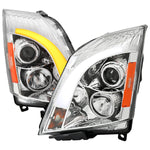 Spec-D 08-14 Cadillac CTS Sequential Projector Headlights Chrome