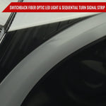 Spec-D 08-14 Cadillac CTS Sequential LED Headlights Black/Smoked