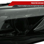 Spec-D 06-11 Honda Civic 4DR Headlights R8 Style Light Strip /Smoked