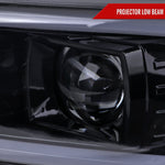 Spec-D 00-06 GMC Sierra/Denali/Yukon LED Strip Headlights Black/Smoked