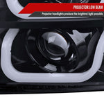 Spec-D 07-14 GMC Yukon/Yukon XL 1500/2500 U-Bar Headlights Black
