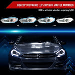 Spec-D 13-16 Dodge Dart Headlights Sequential LED Chrome