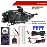 Spec-D 13-16 Dodge Dart Headlights Sequential LED Black/Smoked