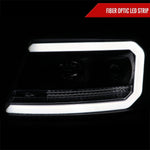 Spec-D 04-08 Ford F150/06-08 Lincoln Mark LT Headlights LED Bar Black