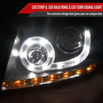 Spec-D 04-08 F-150/06-08 Lincoln Mark LT Halo Pro Headlights Black