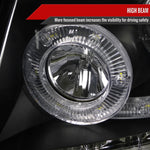 Spec-D 04-08 F-150/06-08 Lincoln Mark LT Halo Pro Headlights Black