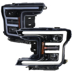 Spec-D 18-20 Ford F-150 Projector Headlights Chrome/Smoked.