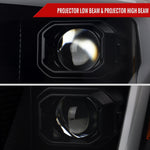 Spec-D 21-25 Ford F-150 Projector Headlights SEQ Bar Black/Smoked