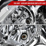 Spec-D 08-13 G37/14-15 Q60 2DR Headlights OEM Style Chrome
