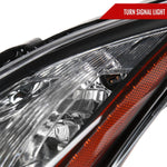 Spec-D 08-13 G37 14-15 Q60 2DR Headlights OEM Style Black/Clear