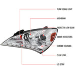 Spec-D 10-12 Hyundai Genesis Coupe Projector Headlights Chrome/Smoked