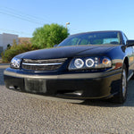 Spec-D 00-05 Chevy Impala Halo Projector Headlights Black