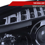 Spec-D 08-12 Chevy Malibu Headlights Projector Glossy Black/Smoked