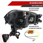Spec-D 08-12 Chevy Malibu Headlights Projector Glossy Black/Smoked