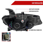 Spec-D 19-24 Malibu Projector Headlights OEM Style Glossy Black