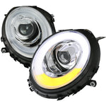 Spec-D 07-15 Mini Cooper R55 R56 R57 R58 R59 Headlights Chrome