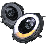 Spec-D 07-15 Mini Cooper R55 R56 R57 R58 R59 Headlights Black