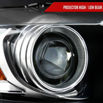 Spec-D 15-17 Mustang/18-20 Shelby Strip Xenon Pro Headlights PS Black