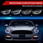 Spec-D 15-17 Mustang/18-20 Shelby Headlights Xenon Sequential Black