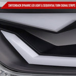 Spec-D 15-17 Mustang/18-20 Shelby Headlights Xenon Sequential Black