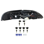 Spec-D 94-98 Ford Mustang Halo Projector Headlights Chrome