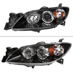 Spec-D 04-09 Mazda 3 4DR Projector Headlights Black MZ3044JM