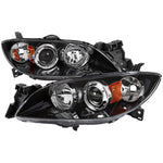 Spec-D 04-09 Mazda 3 4DR Projector Headlights Black MZ3044JM