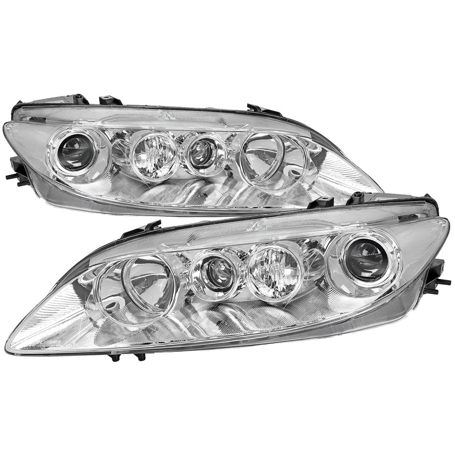 Spec-D 03-05 Mazda 6 OE Style Projector Headlights Chrome