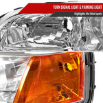 Spec-D 06-08 Honda Pilot Projector Headlights Chrome/Clear