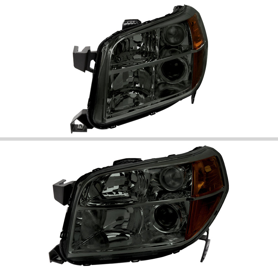 Spec-D 06-08 Honda Pilot Projector Headlights Chrome/Smoked Lens