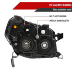Spec-D 06-08 Honda Pilot Projector Headlights Black