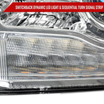 Spec-D 13-18 Ram 1500 2500 3500 SEQ Bar Projector Headlights Chrome