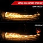Spec-D 13-16 Ford Fusion Headlights Switchback Sequential Matte Black
