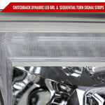 Spec-D 19-24 Ram 1500 SEQ LED Projector Headlights Chrome