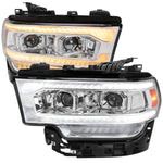 Spec-D 19-24 Ram 2500 3500 4500 5500 SEQ Projector Headlights Chrome