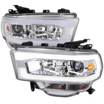 Spec-D 19-24 Ram 2500 3500 4500 5500 Tube Projector Headlights Chrome