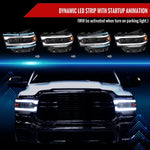 Spec-D 19-24 Ram 2500-5500 Headlights Switchback SEQ Matte Black