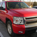 Spec-D 07-10 Chevy Silverado Halo Projector Headlgihts Chrome