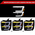 Spec-D 15-19 Silverado 2500HD/3500HD Headlights Switchback Sequential.