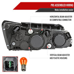 Spec-D 06-08 Hyundai Sonata Projector Headlights Matte Black