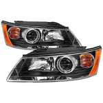 Spec-D 06-08 Hyundai Sonata Projector Headlights Matte Black