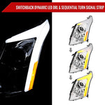 Spec-D 10-16 Cadillac SRX Sequential LED Headlights Chrome