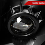 Spec-D 10-16 Cadillac SRX Projector Headlights Halogen Matte Black