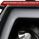 Spec-D 05-11 Tacoma Headlights Sequetial LED Bar Signal Black