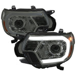 Spec-D 12-15 Tacoma Projector Headlights Parking Light Chrome/Smoked
