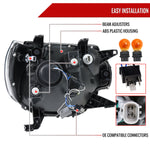 Spec-D 12-15 Tacoma LED Projector Headlights w/ LED Parking Light Blk