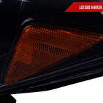 Spec-D 16-23 Toyota Tacoma Projector Headlights Glossy Black.