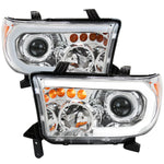 Spec-D 07-13 Tundra/08-17 Sequoia Retro Style Tube Pro Headlights