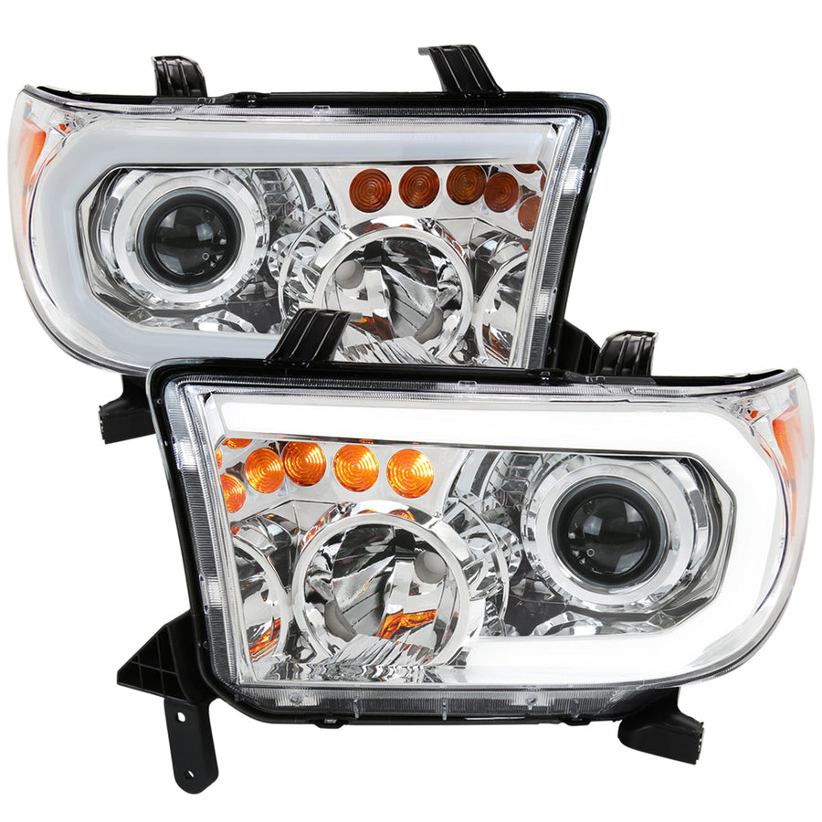 Spec-D 07-13 Tundra/08-17 Sequoia Retro Style Tube Pro Headlights