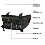 Spec-D 07-13 Tundra/08-17 Sequoia Headlights Retro Style Tube
